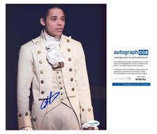 Anthony Ramos "Hamilton" AUTOGRAPH Signed 'Philip Hamilton' 8x10 Photo ACOA