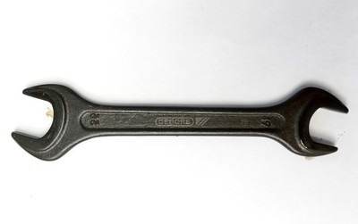 Gedore 895 19mm x 22mm Double Open End Wrench Germany 6586690