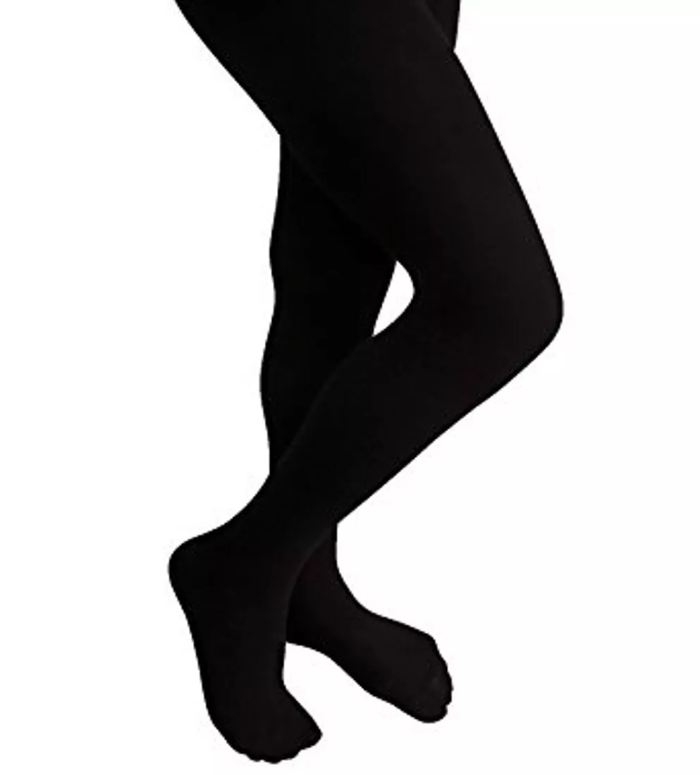Black top thick stockings
