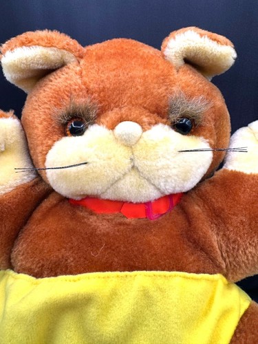 Sunburst Pets Kitty Cat Commonwealth Stuffed Plush Vintage 1983, Yellow diaper - Picture 3 of 11