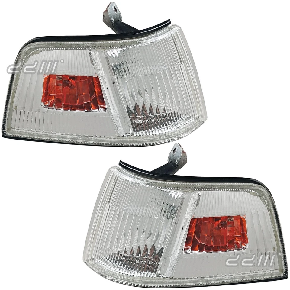 1 Pair Corner Light Lamp For Honda Civic SH4 EF2 1990-1991 ED EF 4 Door Sedan - Image 4 of 4