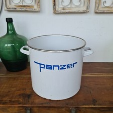 B0458 Emaille Einwecktopf | EMAIL Topf | Einkochtopf | Panzer Kochtopf | groß