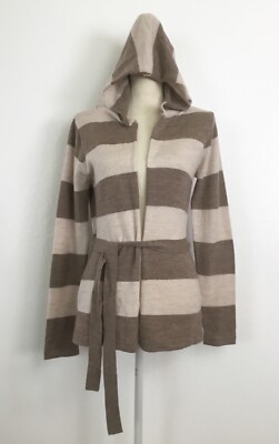 Brunella Gori Wool Hooded Cardigan Sweater 