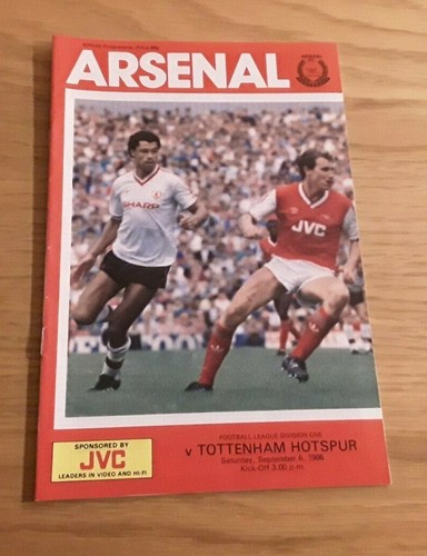 Arsenal 1986/87 Selection of Home League Programmes from menu Away Teams N-W - Picture 4 of 12