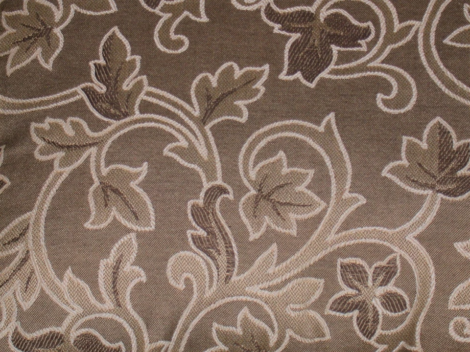 Cojín de banco Jacquard súper cómodo ~ 53" x 20" x 6" ~ marrón topo bronce **NUEVO** Foto 2 de 4