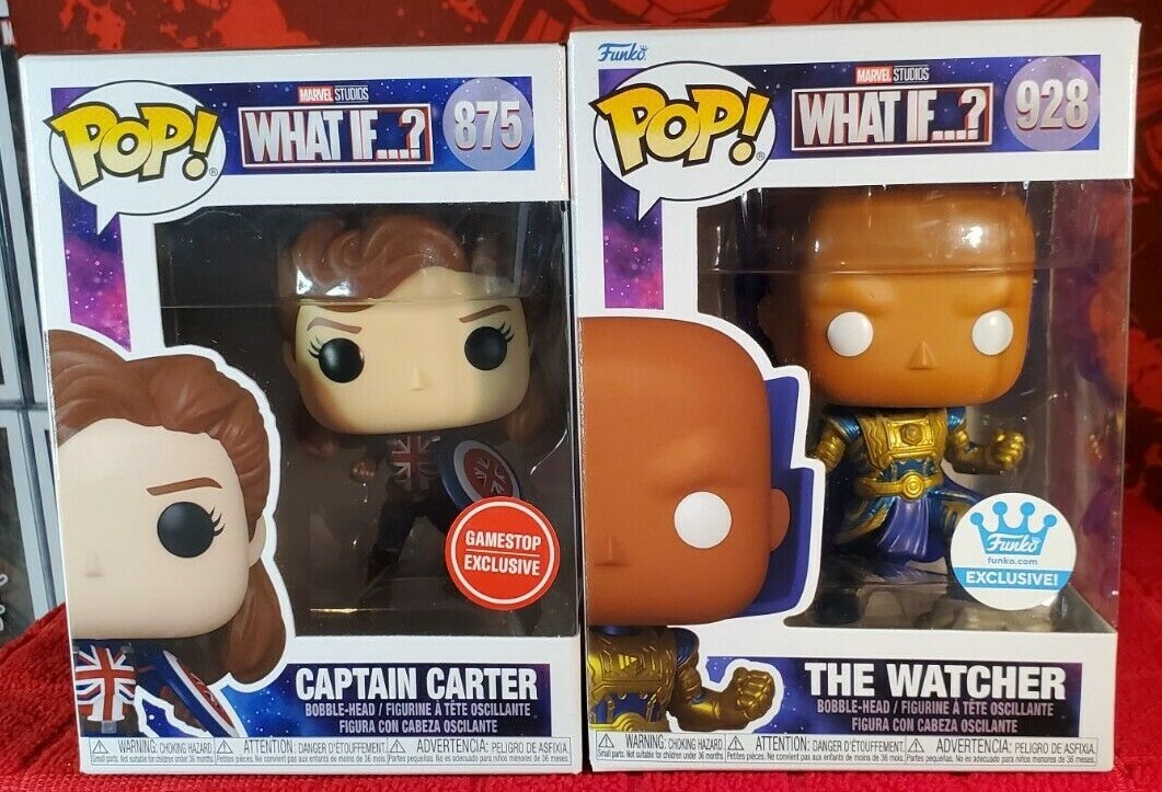 ◎Funko POP! MARVEL キャプテン・アメリカ コールソン カーター Funko Pop Marvel WHAT IF ? CAPTAIN CARTER #875 & THE WATCHER #928