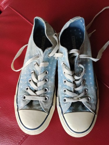 Converse All-Star color jeans con stelline Basse Usate EUR 37 UK 4.5 Mens  4.5 | eBay