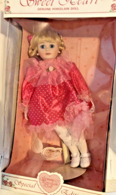 Sweet Heart Special Edition Genuine Porcelain Doll by Adorable Memories