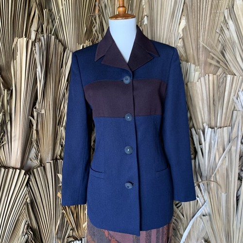 Wool Blazer Jacket 38 