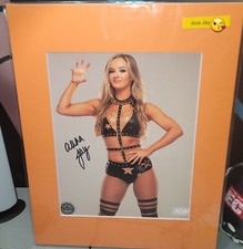 Anna Jay AEW  hand signed Autographed 8x10 Photo 11x14 Mat 
