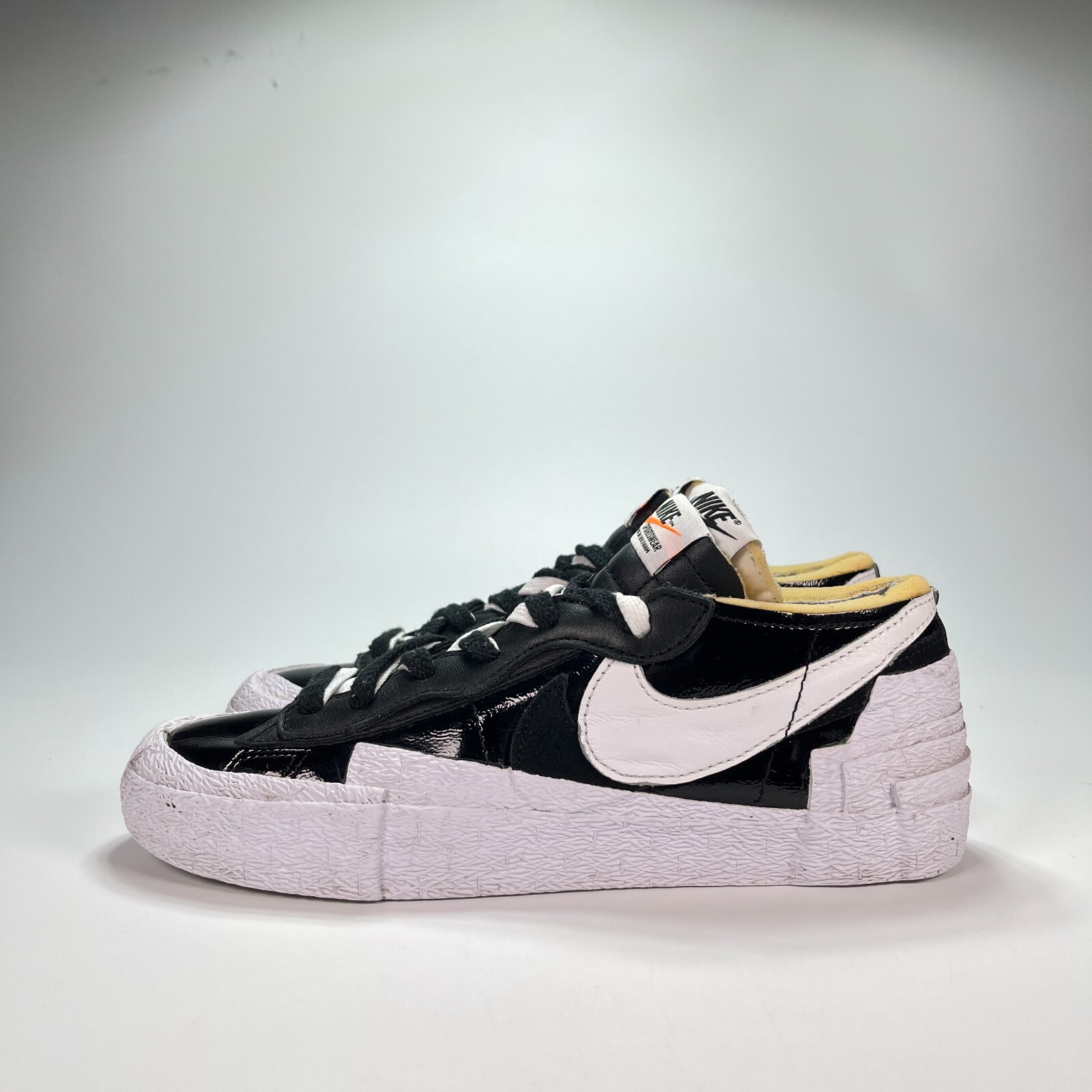 SACAI X NIKE Nike Sacai x Blazer scarpe basse nere bianche pelle casual street donna taglia 6