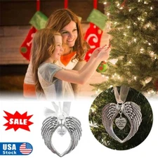 Memorial Christmas Ornament A Piece of My Heart is in Heaven Angel Wings Gift US