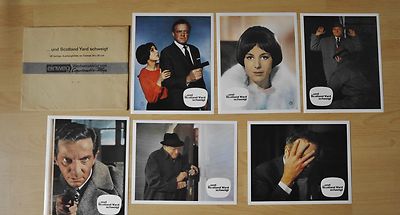 H052 22x Aushangfotos UND SCOTLAND YARD SCHWEIGT