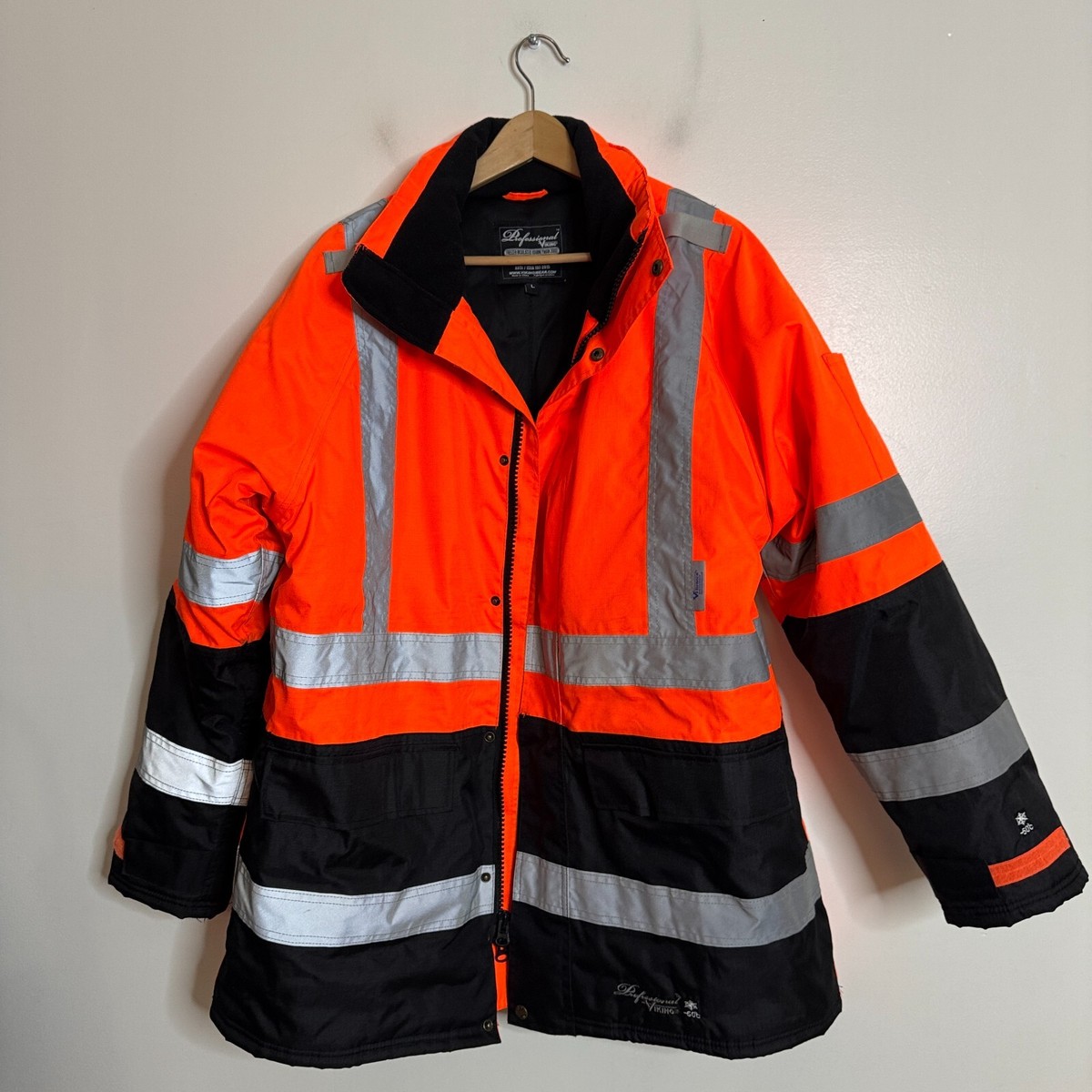 Professional Viking Freezer Insulated Journeyman 300D Jacket Up To