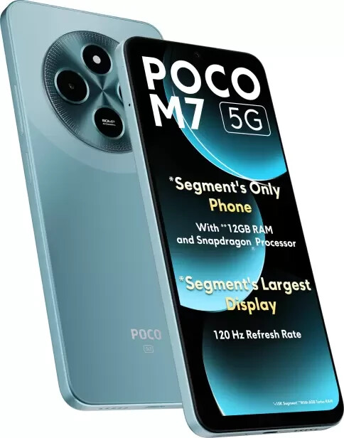スマートフォン本体 POCO M7 6GB+128GB Xiaomi Poco M7 4G Blue 128GB + 6GB Dual-SIM Factory Unlocked GSM