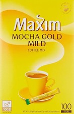  12gx 100pc Maxim Mocha Gold Instant Mild Coffee Mix KOREA US Seller Free Ship 