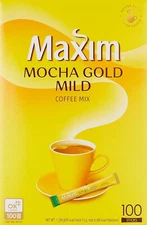 (12gx 100pc) Maxim Mocha Gold Instant Mild Coffee Mix KOREA US Seller Free Ship!