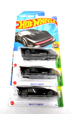 3 Car Lot 2022 Hot Wheels Knight Rider K.I.T.T. KITT Concept HW