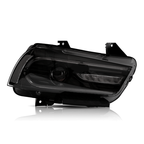 VLAND For 2011-2014 Dodge Charger LED DRL Projector Headlights Lamps Pair US - Picture 2 of 17