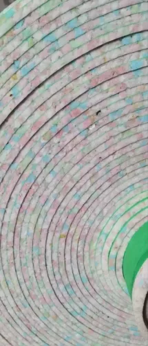 Floor Carpet Padding 1370w x 11m - 10mm Thick Flooring green 15SQM Underlay Foam - Picture 6 of 9