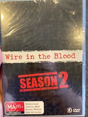 Wire In The Blood Season 2 NEW/sealed region 4 DVD (4 discs) drama tv series