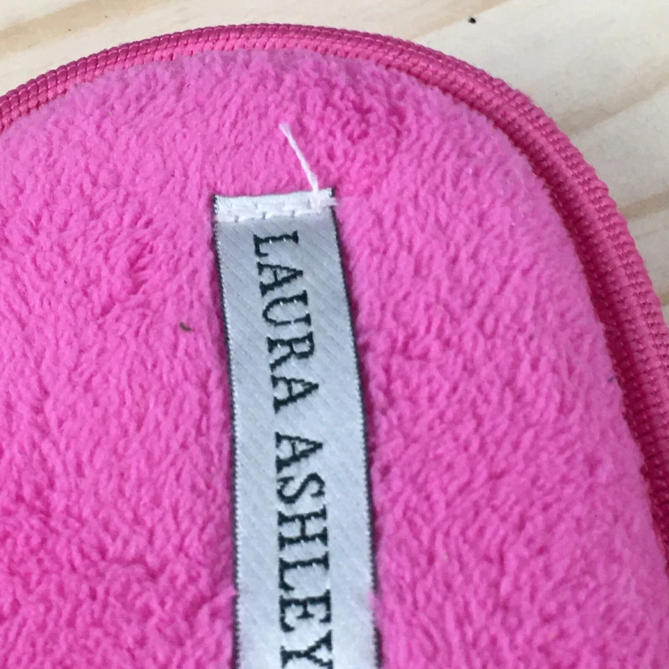 Zapatillas Laura Ashley Mujer 5-6 Tanga Rosa Sin Cordones Punta Abierta Cómodas Informales Planas Foto 4 de 4