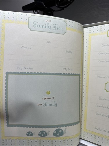 ANNA GRIFFIN Sweet Pea Baby Album Memory Book - CR GIBSON (8.5x11) NEW IN BOX - Picture 5 of 9