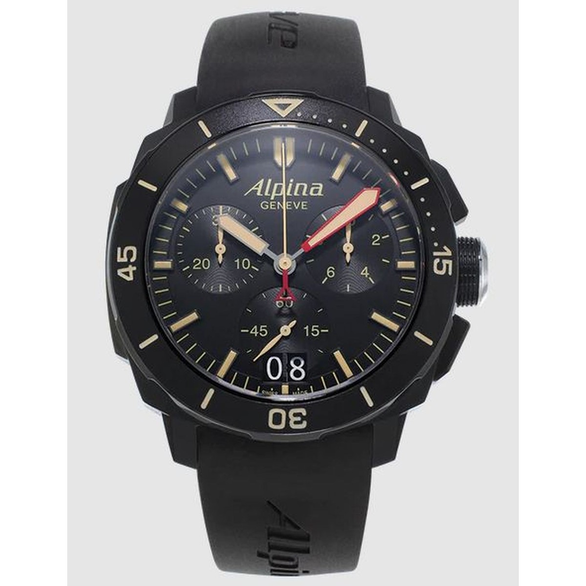 時計 Dial Chronograph Watch AL-372GR4FBS6 Alpina Startimer Pilot Big Date AL-372GR4FBS6