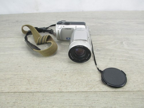 Sony Cyber-shot DSC-F505 2.1MP Compact Camera Silver Untested Parts Repair - Picture 3 of 13