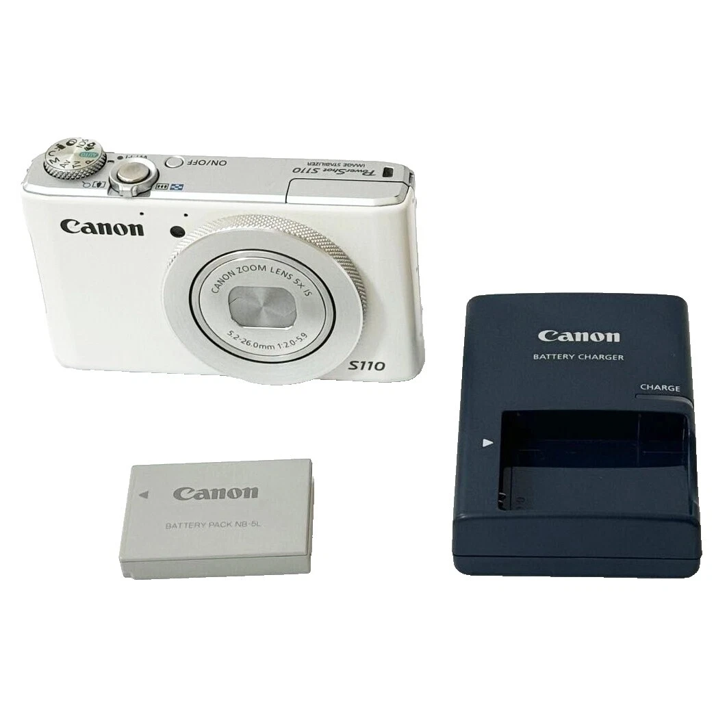 Canon PowerShot S110 Digital Cameras with Date/Time Stamp