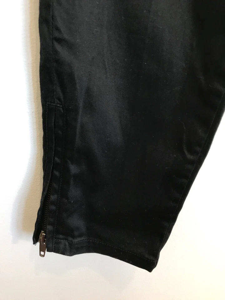 C’N’C Costume National Size 26/40 (8) Black Cotton Pants Made In Italy Designer - Image 4 of 4