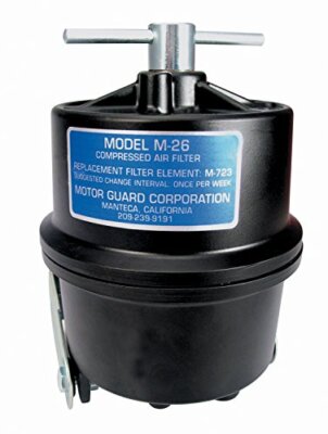 Motorguard M-26, Compressed Air Filter, 1/4'' (NPT), Sub-Micronic, Pack of (1)