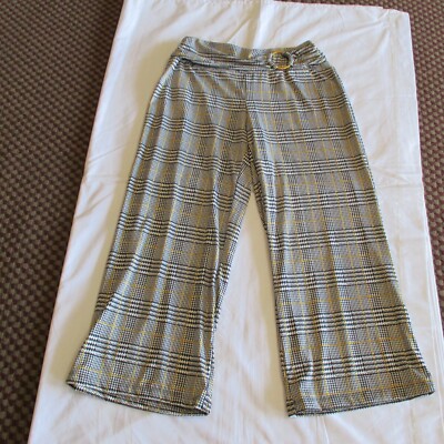 NEW White BLACK Gold PANTS Amazing Pants Polyester SPANDEX Pants Stylist SMALL