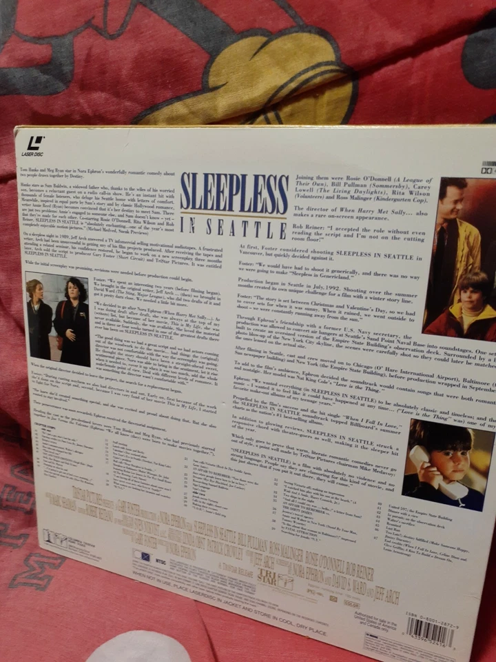 Sleepless in Seattle Laser Disc Foto 2 de 2