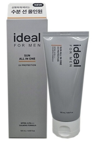 Ideal For Men Sun All In Once UV Protection 120ml SPF50+ PA++++ K-Beauty - 第 1/10 張圖片