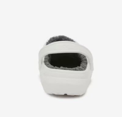 Crocs Classic Fur Lined White Clogs I Size Men\'s 10 Women\'s 12 New With Tags Crocs Classic Fur Lined White Clogs I Size Men main image 4