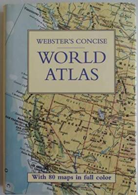 Websters Concise World Atlas - Hardcover - ACCEPTABLE