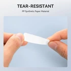 Oil-Proof Waterproof Label Maker Tape D11 – 6 White Rolls