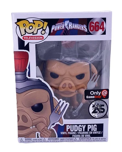 Funko Pop Television: Power Rangers - Pudgy Pig (GameStop Exclusive) (SLIGHT BOX