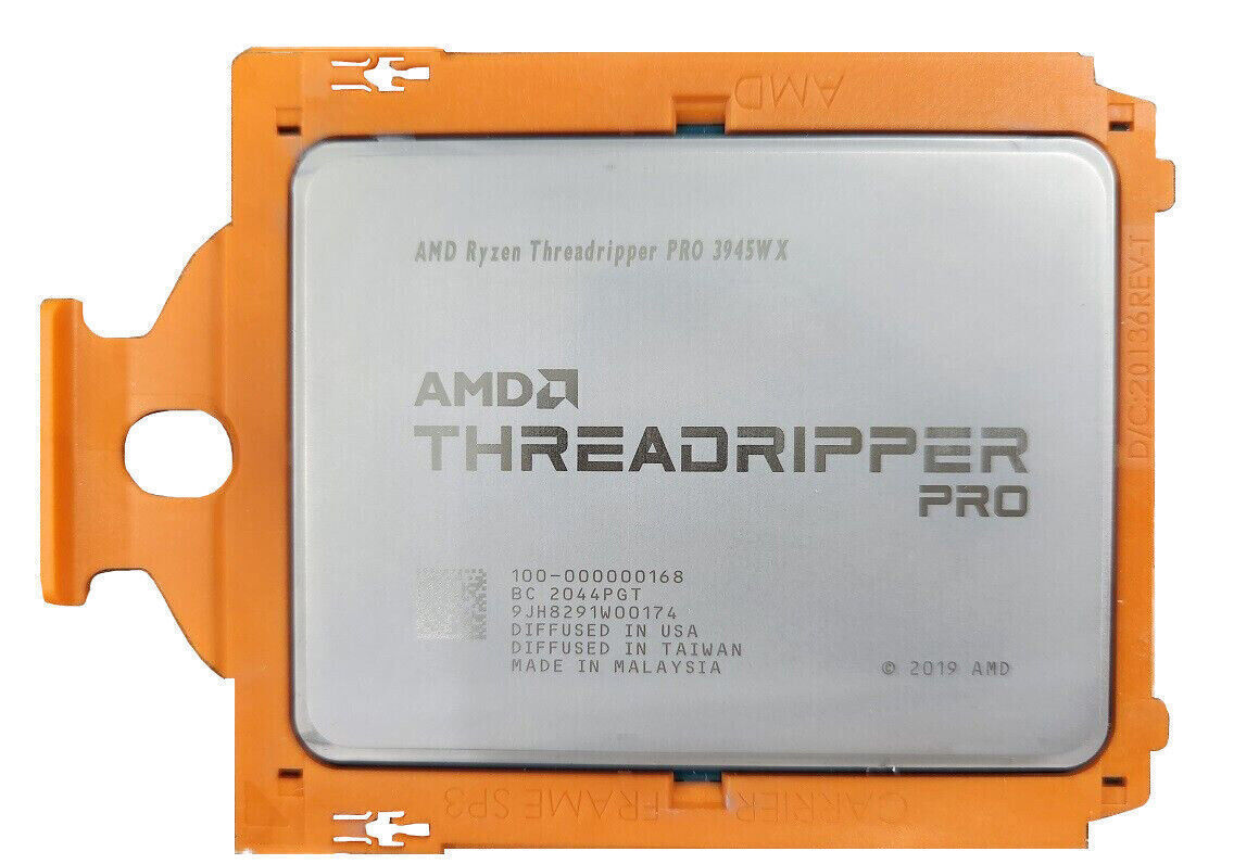 2pcs AMD Ryzen ThreadRipper Pro 3945WX 12 Core 4.0ghz CPU Processor