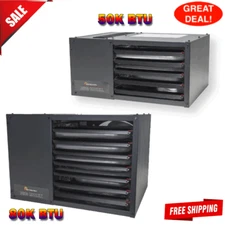 80000 BTU Natural Gas Garage Workshop Unit Heater Spark Ignition Space Warmer