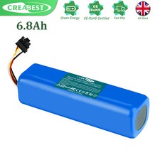 14.4V 6.8Ah Battery For Xiaomi Roborock S50 S51 S55 BRR-2P4S-5200S S60 S65 S6