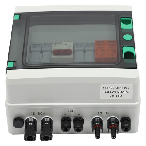 DC 500V/1000V Solar PV Combiner Box 2 Strings Circuit Breaker For Solar Panel - Picture 40 of 58