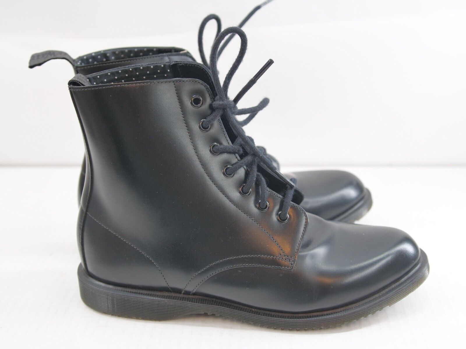 Dr DOC MARTEN Chelsea DRURY Boots BLACK Leather Winchester Womens US 9 M