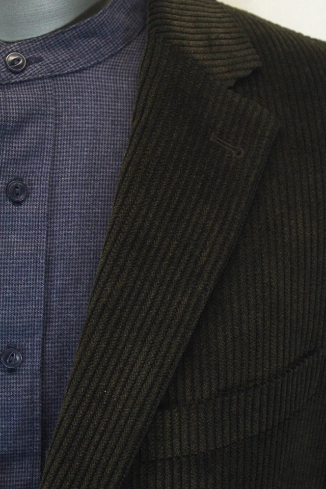 Jaqueta blazer masculina marrom escuro Daniel Hechter cordão veludo terno esportivo casaco 44 R - Imagem 2 de 4