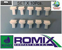 10-Pack YOU.S Mounting Clips / Fasteners - For Citroen Berlingo, C2, C3, C4, C5, C6, C8, Xsara