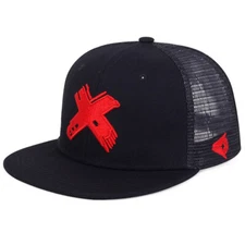 Letter X Fashion Snapback Cap Baseball Hat Casual Cross Hip Hop Flat Men