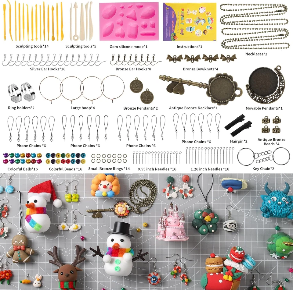 Polymer Clay 85 Colors, Modeling Clay for Kids, Oven Bake Molding Clay Kit,Diy S - Image 3 of 4