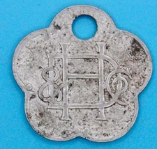 Original Vintage Houghton & Dutton Dept. Store Boston Charge Coin/Tag