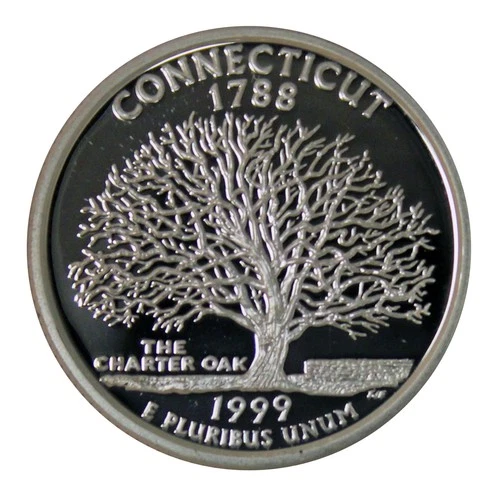 1999-S 50 State Quarters Connecticut Proof — photo from another recent sale